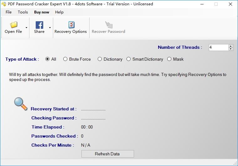 PDF Password Cracker Expert下载,pdf文档解锁工具,加密解密,密码管理
