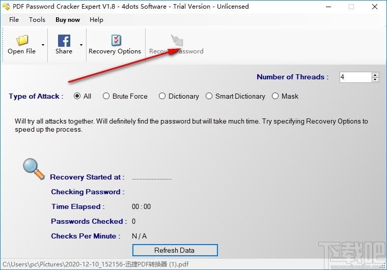PDF Password Cracker Expert下载,pdf文档解锁工具,加密解密,密码管理
